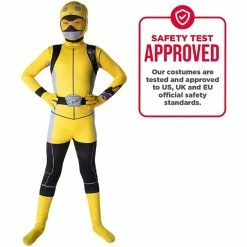 Kids Yellow Beast Morpher Power Ranger Morphsuit -Morphsuits Sales Shop kids yellow beast morpher costume 2