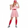 Womens Pink Baseball Player Costume -Morphsuits Sales Shop kkeodebg