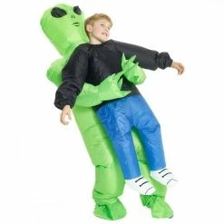 Kids Pick Me Up Alien Inflatable Costume -Morphsuits Sales Shop kmcpial alien pick me up feature secondary 01