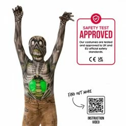Kids Slime Zombie Morphsuit -Morphsuits Sales Shop kpaz slime zombie morphsuit kids feature 3