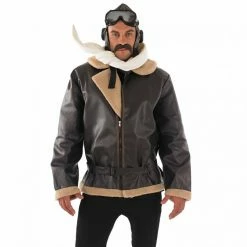 Mens WW1 Fighter Pilot Costume -Morphsuits Sales Shop m1 2 3 2384 1