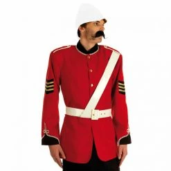 Mens Zulu Red Soldier Costume -Morphsuits Sales Shop m1 2 3 2396 1