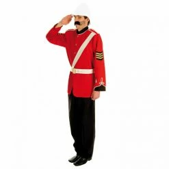 Mens Zulu Red Soldier Costume -Morphsuits Sales Shop m1 2 3 2396
