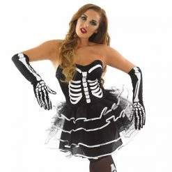 Womens Skeleton Tutu Dress Costume -Morphsuits Sales Shop m1 3 0 3075 1