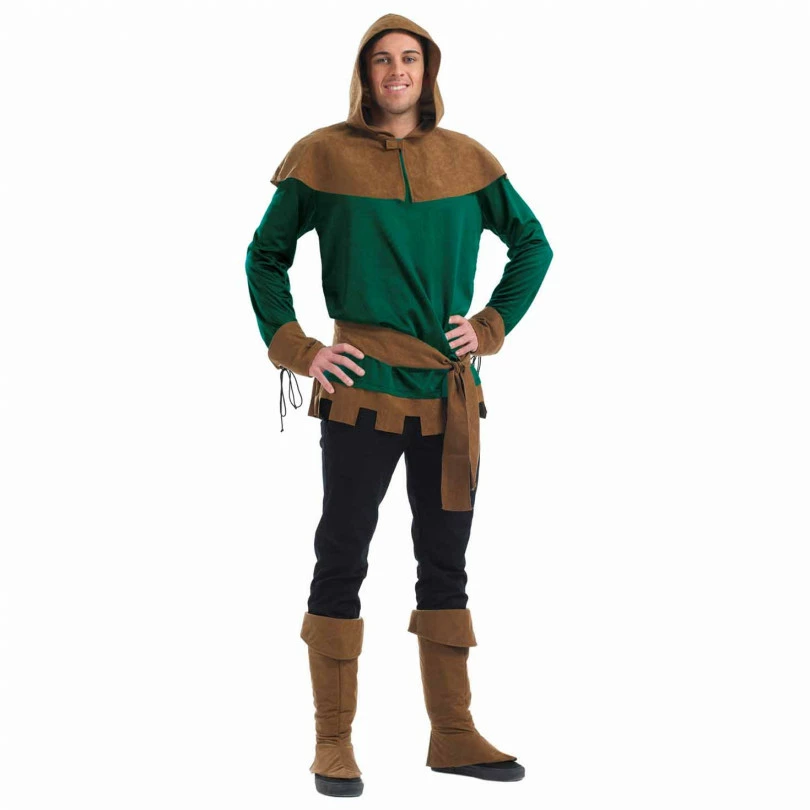 Mens Sherwood Forest Thief Costume 4 Mens Sherwood Forest Thief Costume - Image 2