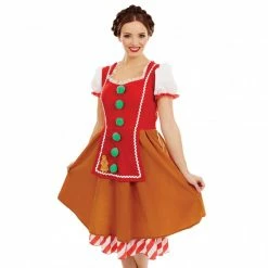 Womens Gingerbread Dress Costume -Morphsuits Sales Shop m1 4 2 4217 1