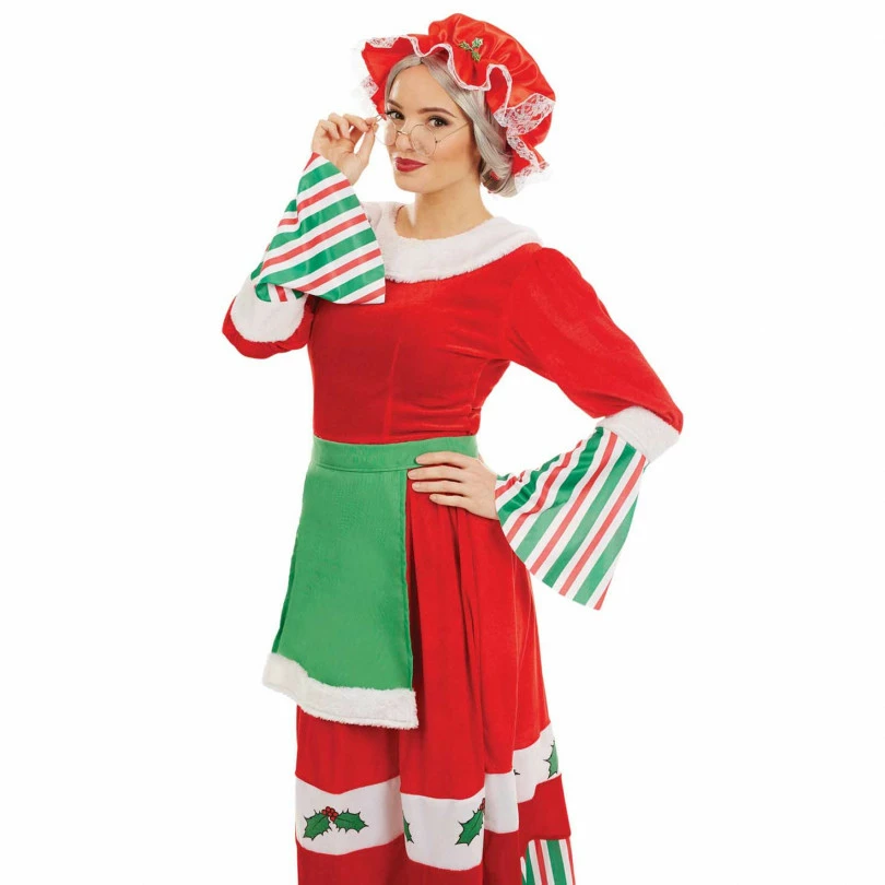 Womens Mrs Claus Costume 5 Womens Mrs Claus Costume - Image 3