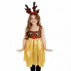 Kids Reindeer Rudolph Dress Costume 5 Kids Reindeer Rudolph Dress Costume -Morphsuits Sales Shop m1 4 2 4225 1