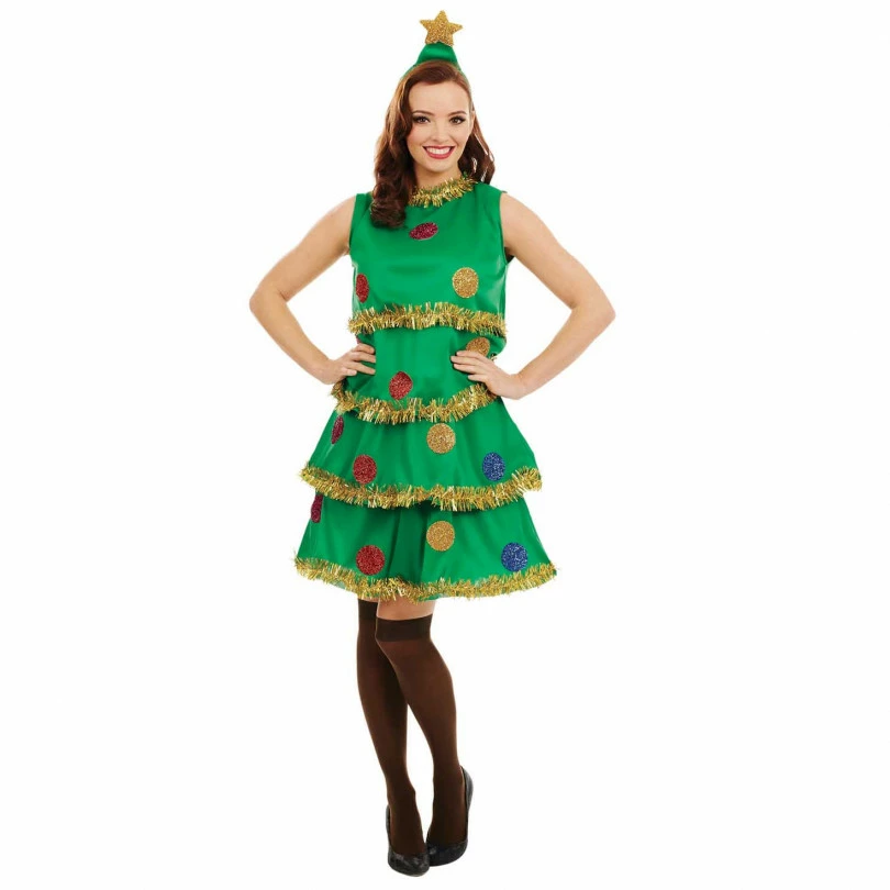 Womens Christmas Tree Costume 4 Womens Christmas Tree Costume - Image 2