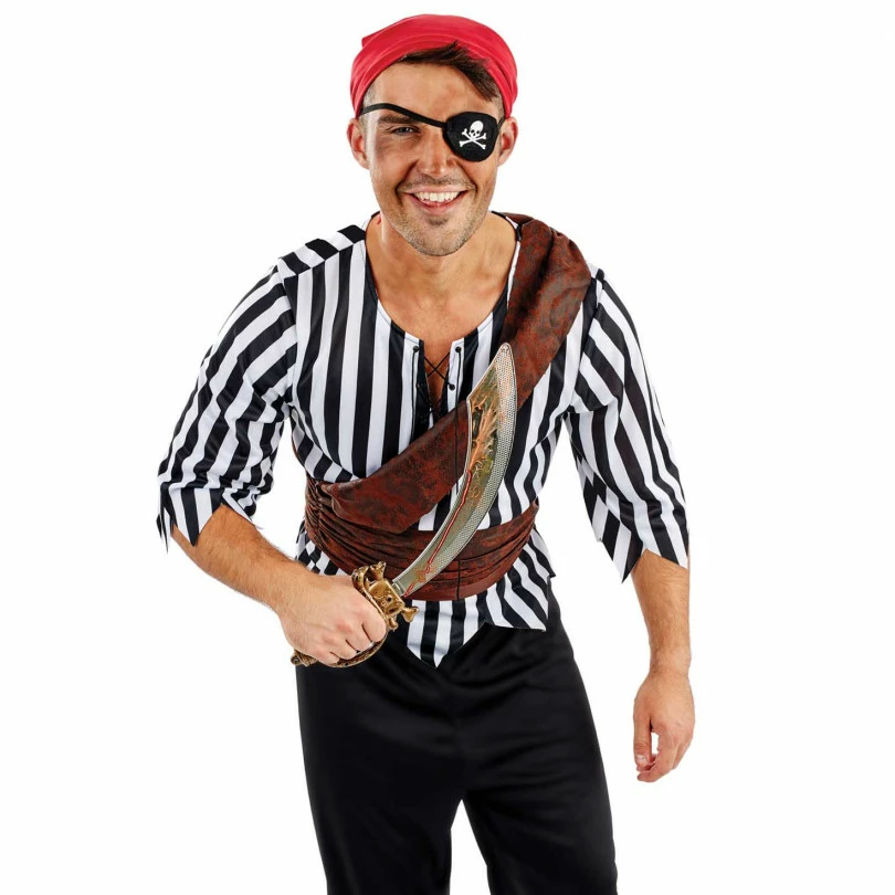 Mens First Mate Pirate Costume 4 Mens First Mate Pirate Costume - Image 2