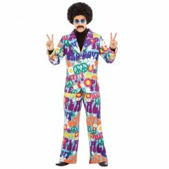 Mens Groovy Hippie Suit Costume 6 Mens Groovy Hippie Suit Costume -Morphsuits Sales Shop m1 4 4 4420