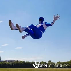 Blue Power Rangers Morphsuit -Morphsuits Sales Shop m1 b l blue power rangers morphsuit lifestyle 1 us