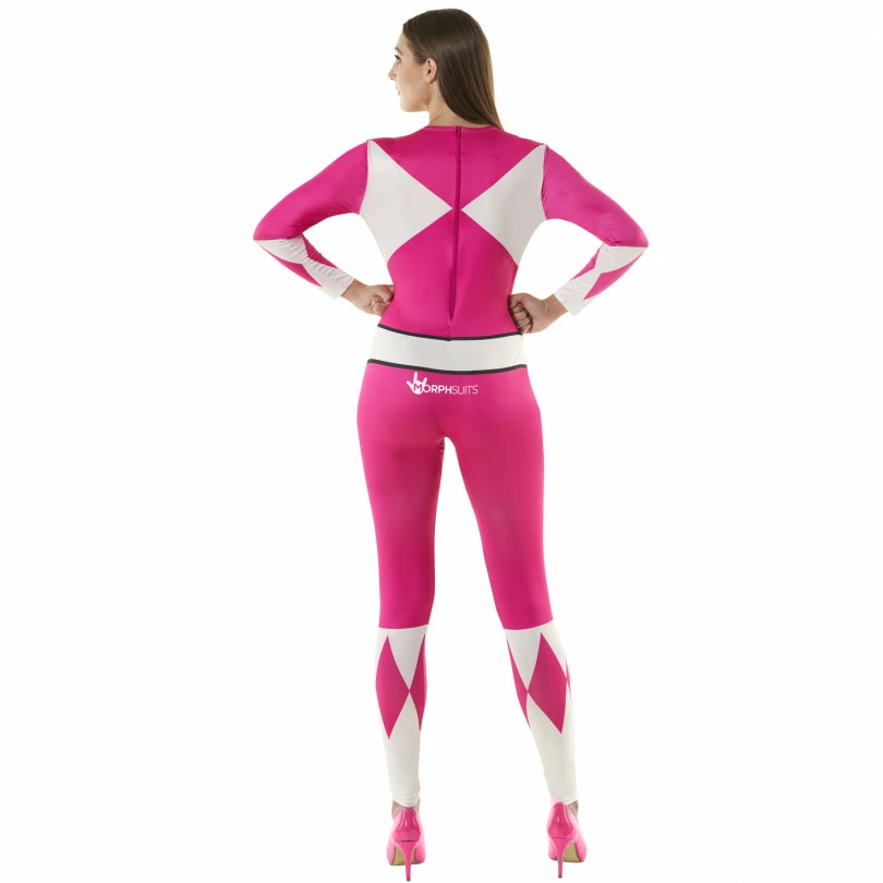 Womens Pink Power Ranger Morphsuit 7 Womens Pink Power Ranger Morphsuit - Image 5