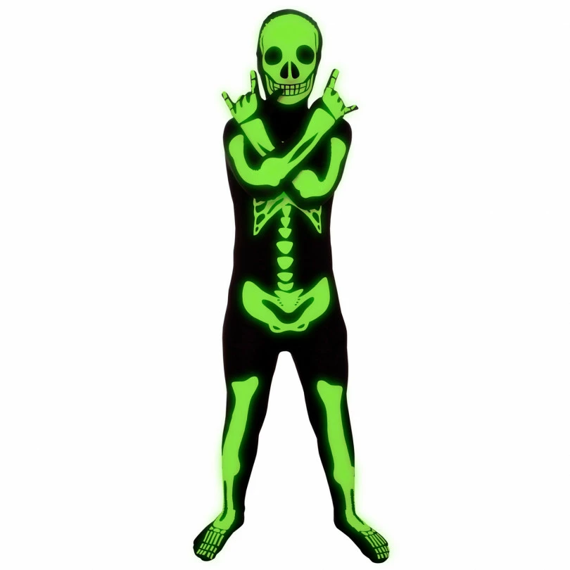 Kids Glow Skeleton Morphsuit 4 Kids Glow Skeleton Morphsuit - Image 2