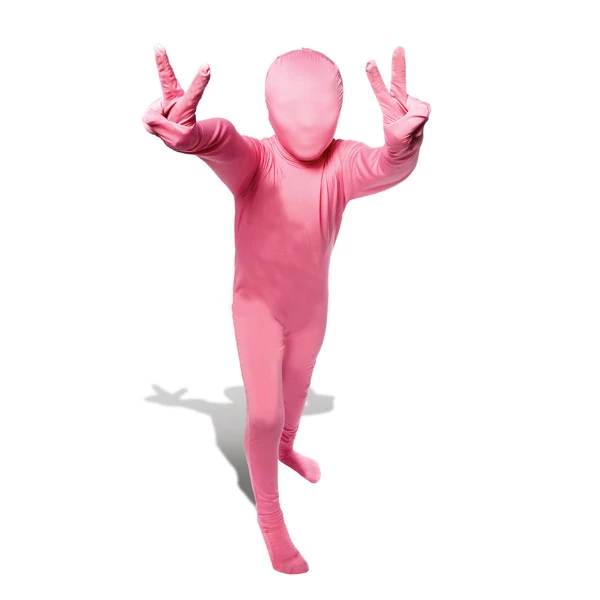 Kids Pink Morphsuit 4 Kids Pink Morphsuit - Image 2