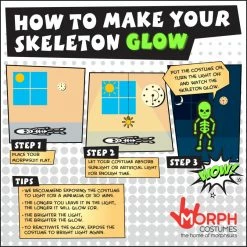 Glow Skeleton Morphsuit