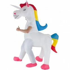 Giant Unicorn Inflatable Costume -Morphsuits Sales Shop m1 m c mcgiun 2 side hi 1