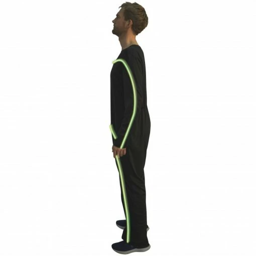 Green Glow Stick Man Costume -Morphsuits Sales Shop m1 m c mcgnhsm side 1
