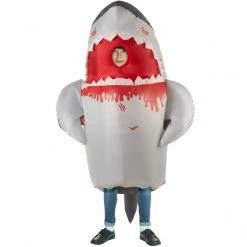 Kids Inflatable Big Mouth Shark Costume -Morphsuits Sales Shop m1 m c mckbmish