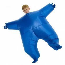 Kids Blue Inflatable Megamorph -Morphsuits Sales Shop m1 m c mckibl 3