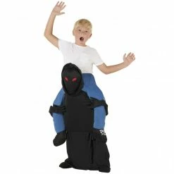 Kids Light Up Eye Monster Piggyback Costume -Morphsuits Sales Shop m1 m c mckpbled front 4