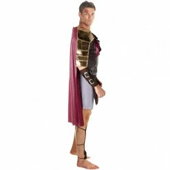 Mens Brown Roman Gladiator Fancy Dress Soldier Costume -Morphsuits Sales Shop m1 m c mcmrg 1