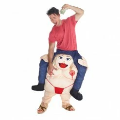 Fat Stripper Piggyback Costume
