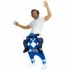 Blue Power Ranger Piggyback Costume -Morphsuits Sales Shop m1 m c mcpblprbk