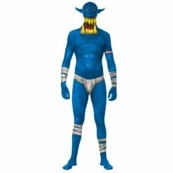 Jaw Dropper Orc Morphsuit - Blue -Morphsuits Sales Shop m1 m l mlorb 6