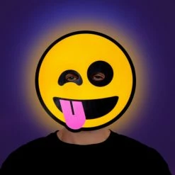 Adult Cheeky Emoticon Screaming Demon Mask