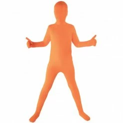 Kids Orange Morphsuit -Morphsuits Sales Shop m1 o r orange morphsuit dsc3807 copy