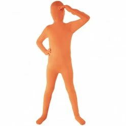 Kids Orange Morphsuit -Morphsuits Sales Shop m1 o r orange morphsuit dsc3812