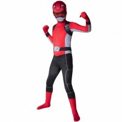 Kids Red Beast Morpher Power Ranger Morphsuit -Morphsuits Sales Shop m1 r e red beast power ranger kids dsc4094 2