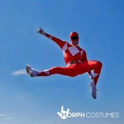 Red Power Rangers Morphsuit -Morphsuits Sales Shop m1 r e red power rangers morphsuit lifestyle 1