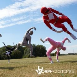Red Power Rangers Morphsuit -Morphsuits Sales Shop m1 r e red power rangers morphsuit lifestyle 4