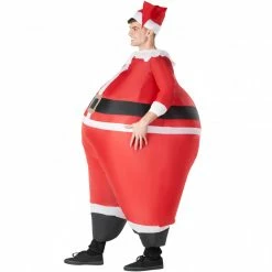 Santa Bouncer Inflatable Costume -Morphsuits Sales Shop m1 s a santa bouncer side mcbisa 2 1