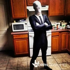 Slender Man Morphsuit -Morphsuits Sales Shop m1 s l slender man morphsuit lifestyle 1 us