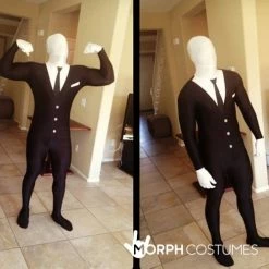 Slender Man Morphsuit -Morphsuits Sales Shop m1 s l slender man morphsuit lifestyle 2 us