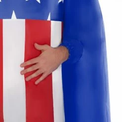 Mens Inflatable Wavy Arm Guy USA Costume -Morphsuits Sales Shop mcgiuswm usa wavy arm guy adult closeup