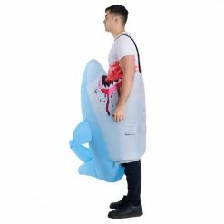 Man Eating Shark Inflatable Costume -Morphsuits Sales Shop mcimes man eating shark adult secondary 03
