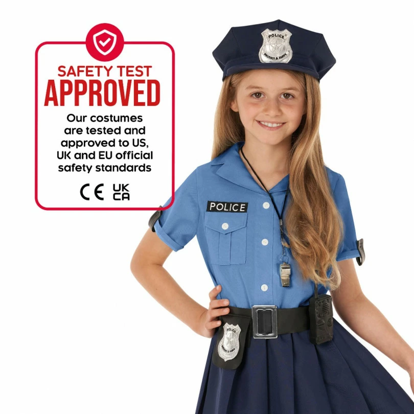 Kids Blue Police Costume 8 Kids Blue Police Costume - Image 6