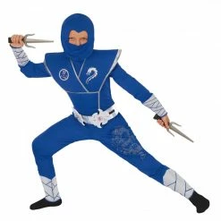 Kids Blue Dragon Ninja Costume