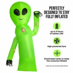 Kids Wavy Arms Alien Inflatable Costume 14 Kids Wavy Arms Alien Inflatable Costume -Morphsuits Sales Shop mckgiaw alien wavy arm guy kids feature 1