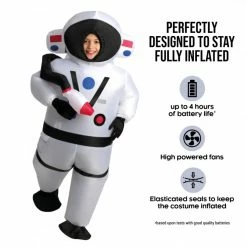 Kids Astronaut With Soundchip Inflatable Costume -Morphsuits Sales Shop mckiasc astronaut inflatable kids 02