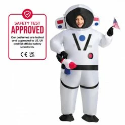Kids Astronaut With Soundchip Inflatable Costume -Morphsuits Sales Shop mckiasc astronaut inflatable kids 04