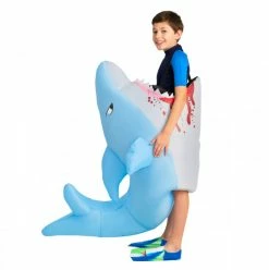 Kids Lil' Man Eating Shark Inflatable Costume -Morphsuits Sales Shop mckimes man eating shark kids secondary 1 1