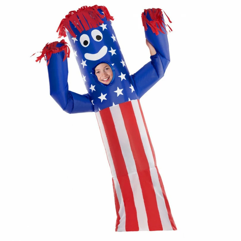Kids Inflatable Wavy Arm Guy USA Costume 3 Kids Inflatable Wavy Arm Guy USA Costume