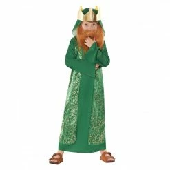 Kids Green Nativity King Costume -Morphsuits Sales Shop mcknkgt nativity king green feature 01 4
