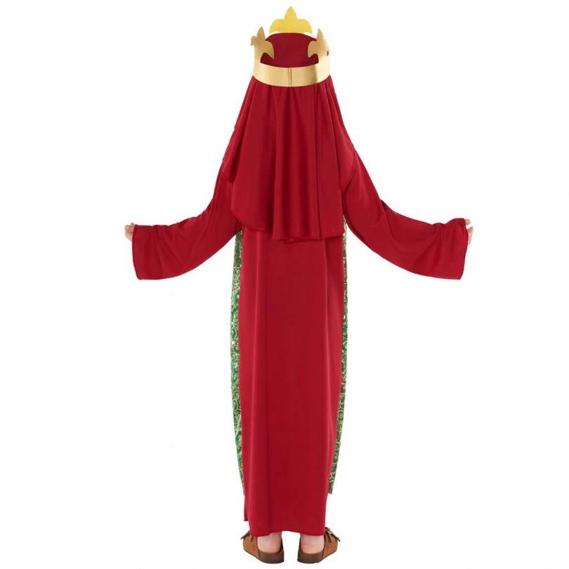 Kids Red Nativity King Costume 5 Kids Red Nativity King Costume - Image 3