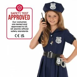 Kids Police Dress Costume Dark Blue 13 Kids Police Dress Costume Dark Blue -Morphsuits Sales Shop mcknp kids police navy6